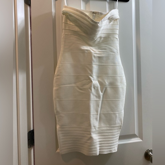 Women’s Medium Strapless White Dress - Picture 2 of 8